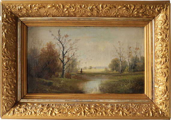 Неизвестный художник (европейская школа). Осенний мотив